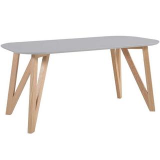 mutoni Table à manger 200x90x76cm chêne gris  