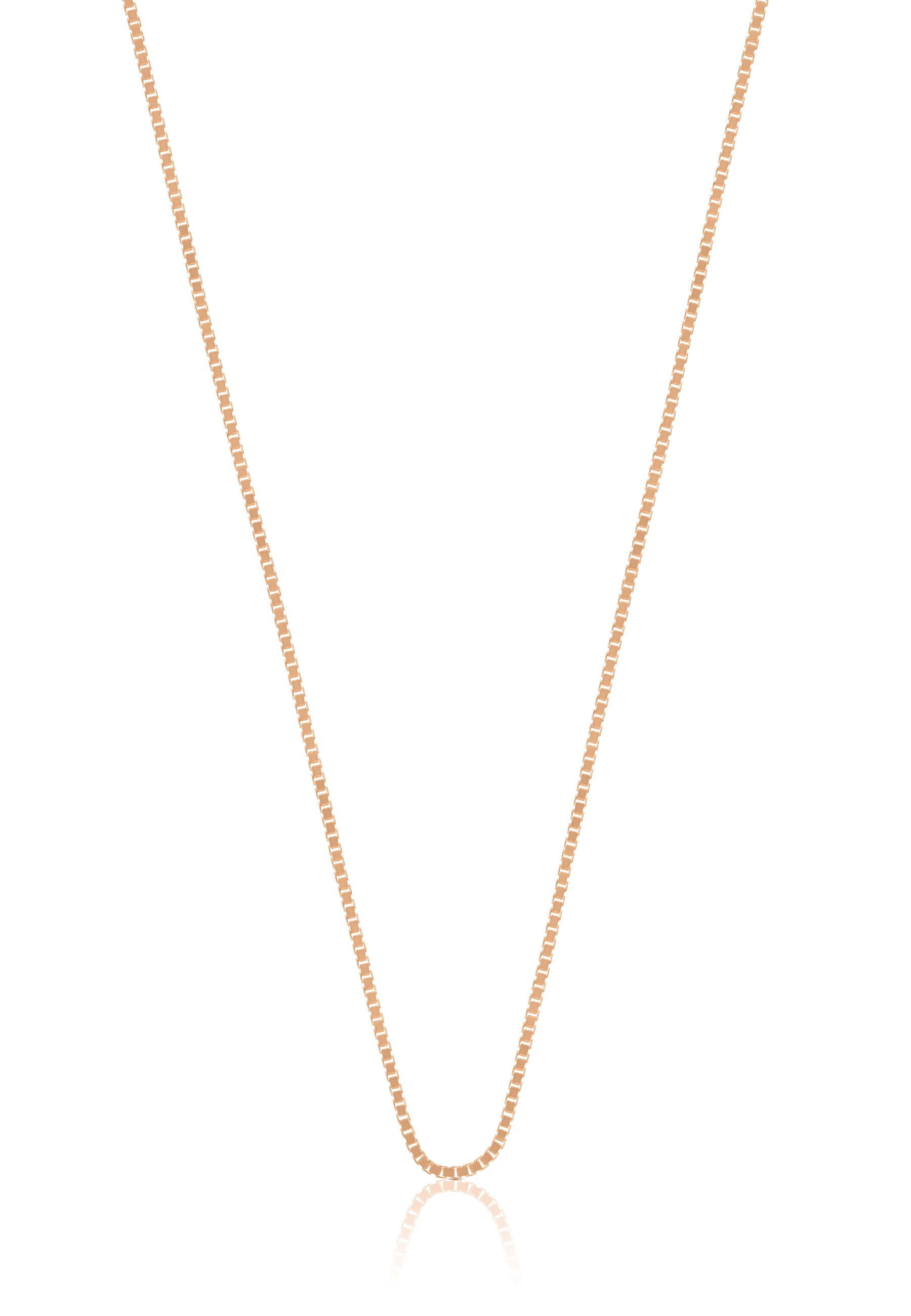 Image of Collier Venezianer Rotgold 750, 1mm, 60cm Damen Gold 60.5CM