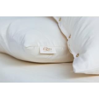 Zizzz Taie d'oreiller en satin coton bio - 60x60 cm  