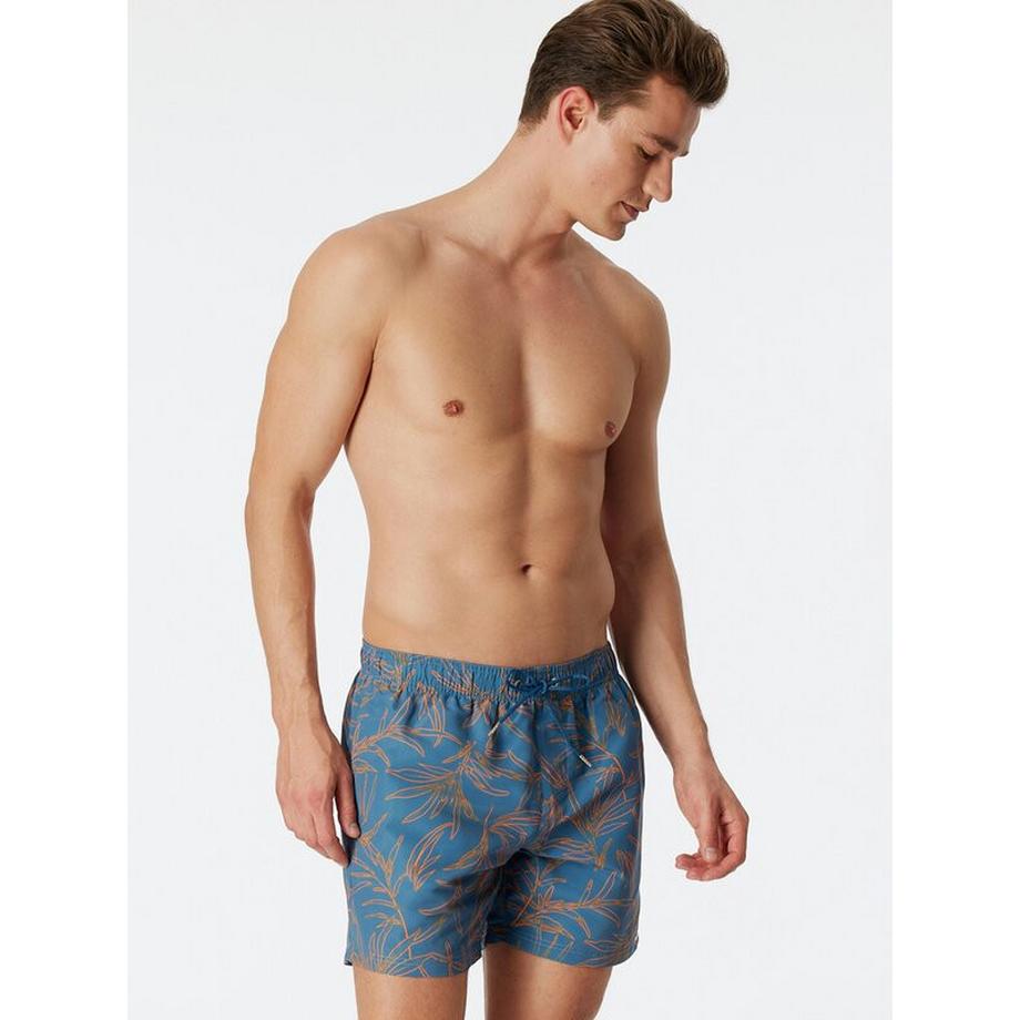 Schiesser Badeshort Blättermuster  