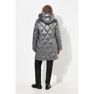 Ulla Popken  HYPRAR Steppjacke, Kapuze, 2-Wege-Zipper, Zipptaschen 