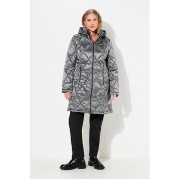 Veste matelassée HYPRAR avec capuche, fermeture à glissière à double sens et poches zippées