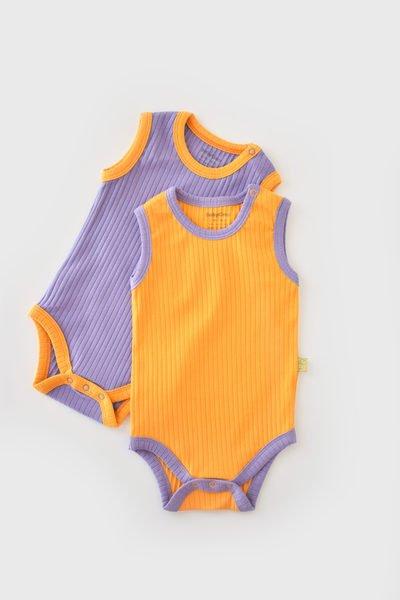 BabyCosy Organic  Body, sans manches, 2 Pack 