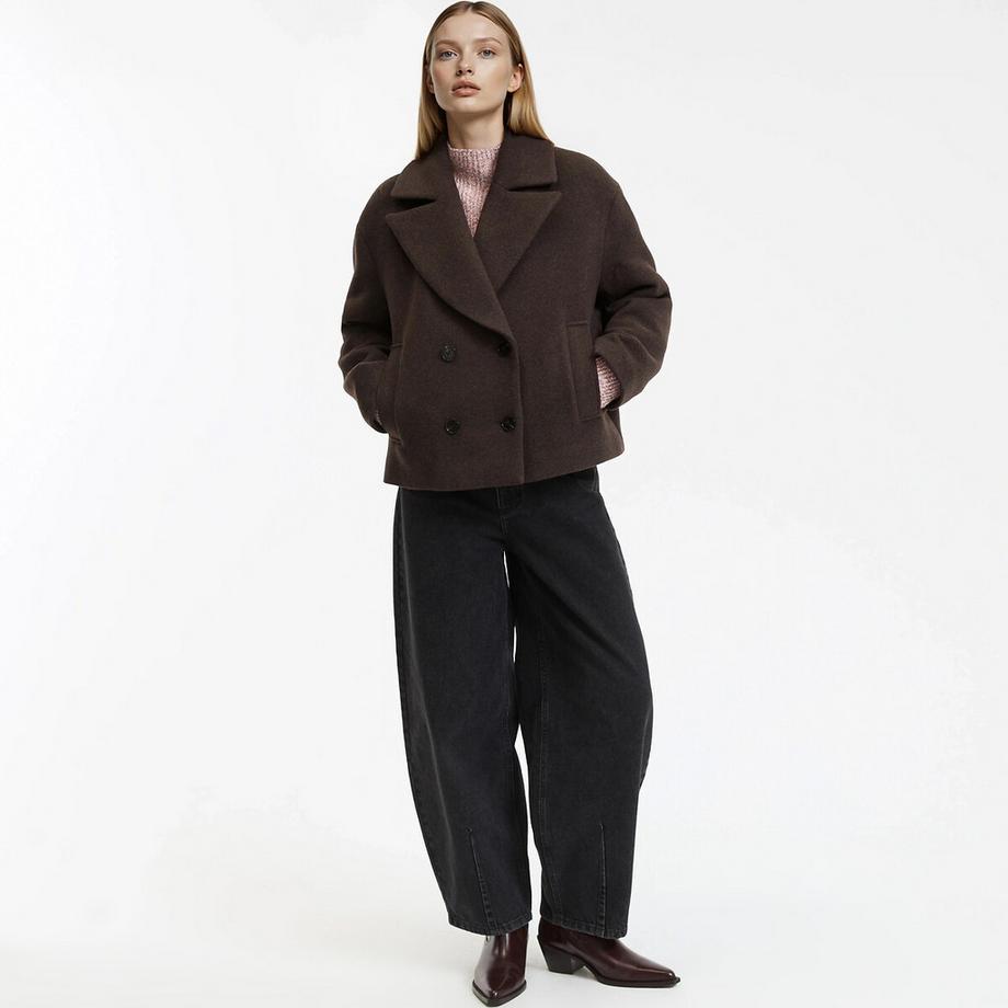 La Redoute Collections Cappotto corto doppiopetto Winterwarme  