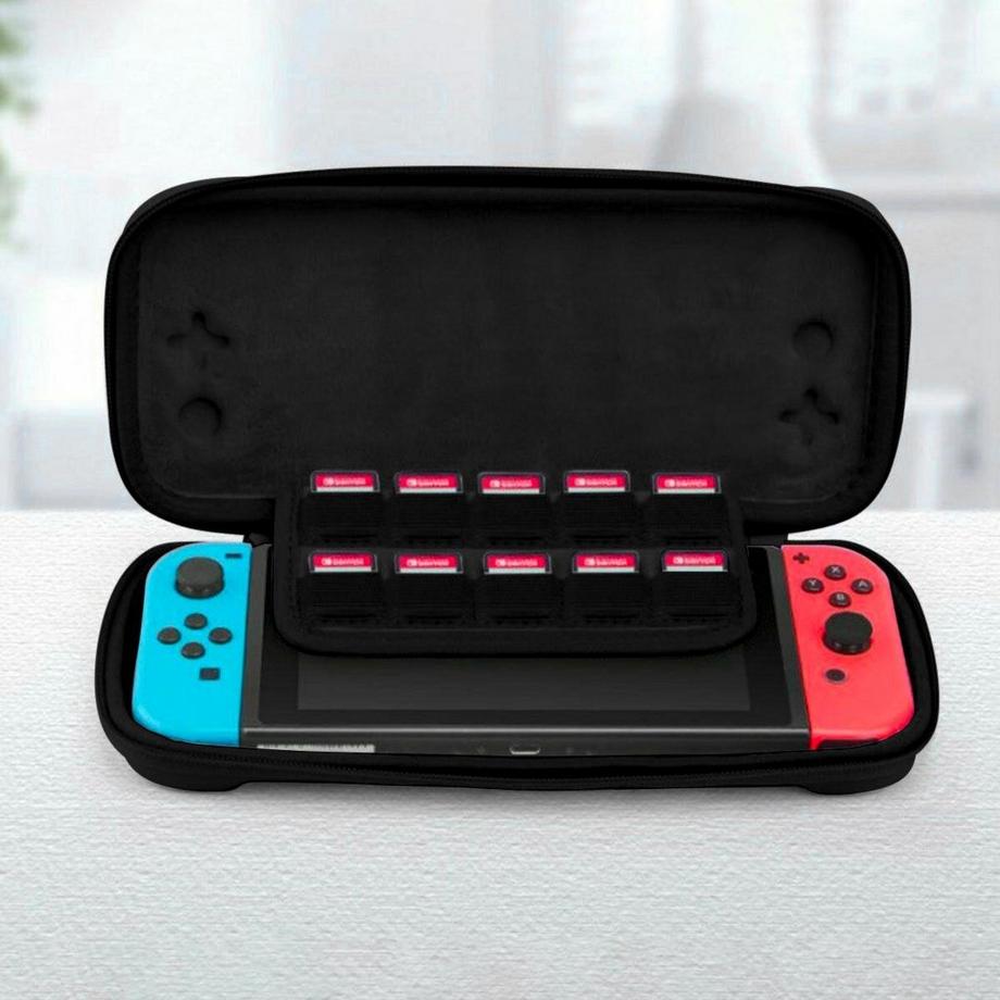 eStore  Stoßfestes Nintendo Switch Case - Schwarz 