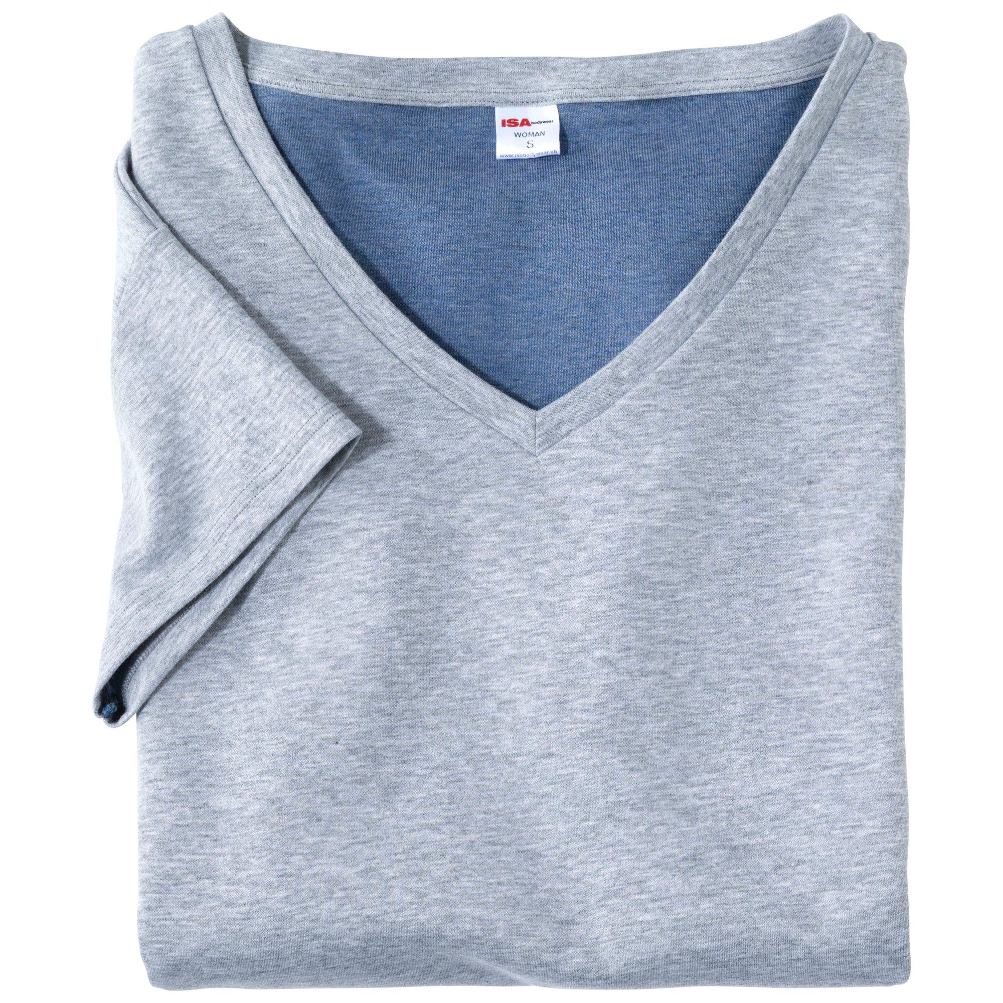 Image of Shirt Kurzarm, V-ausschnitt Damen S