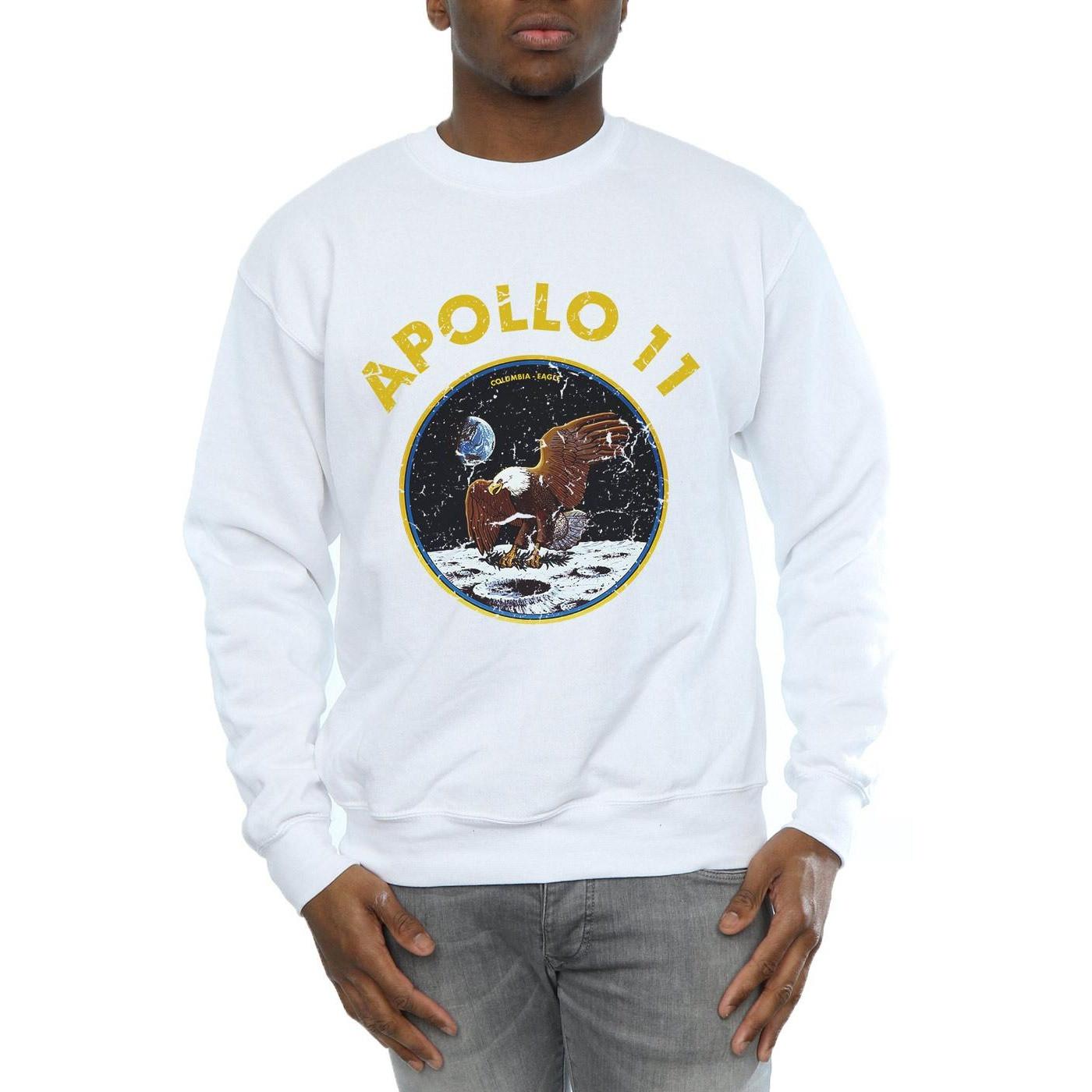 Image of Classic Apollo 11 Sweatshirt Herren Weiss S