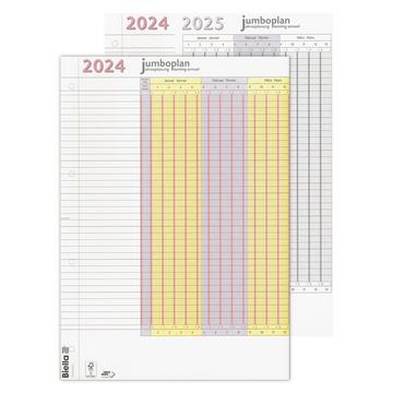 Jahres-Wandplaner Jumboplan 2024