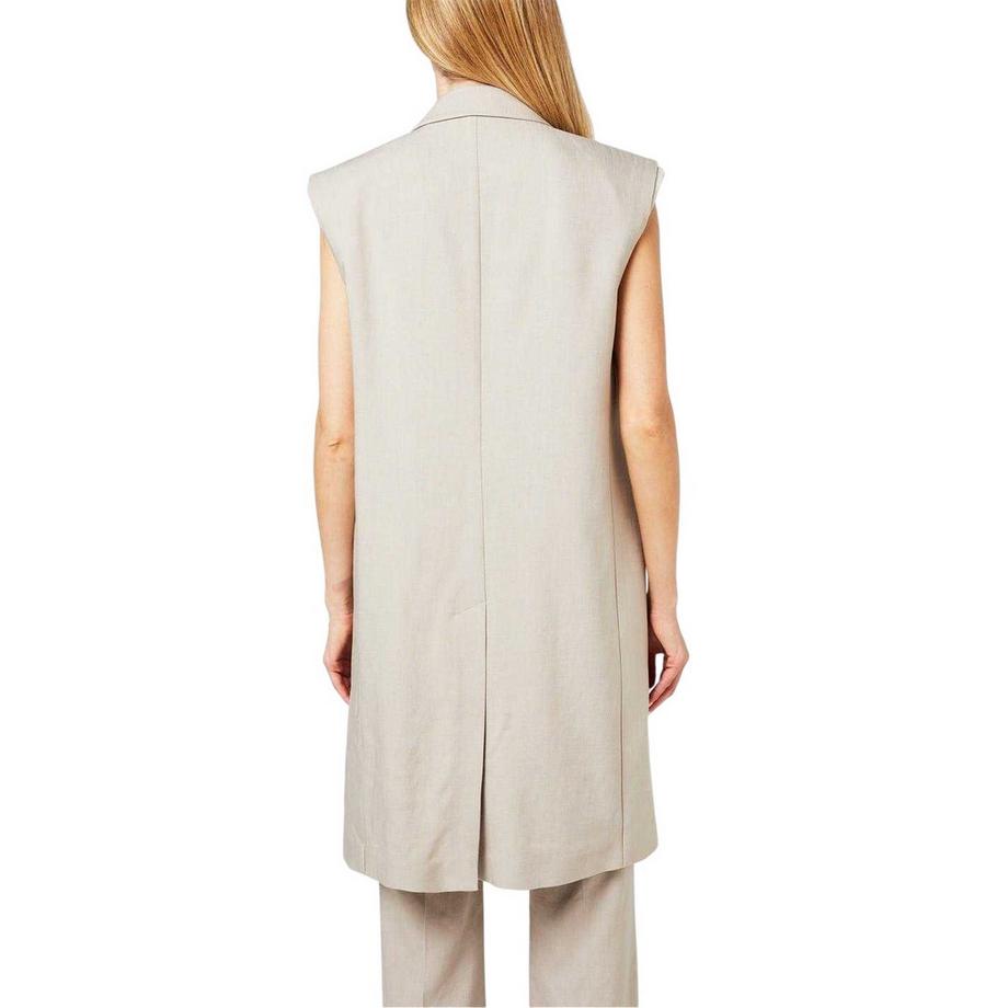 BOSS Blazer Lungo Senza Maniche Jewela Collo a Tacca  