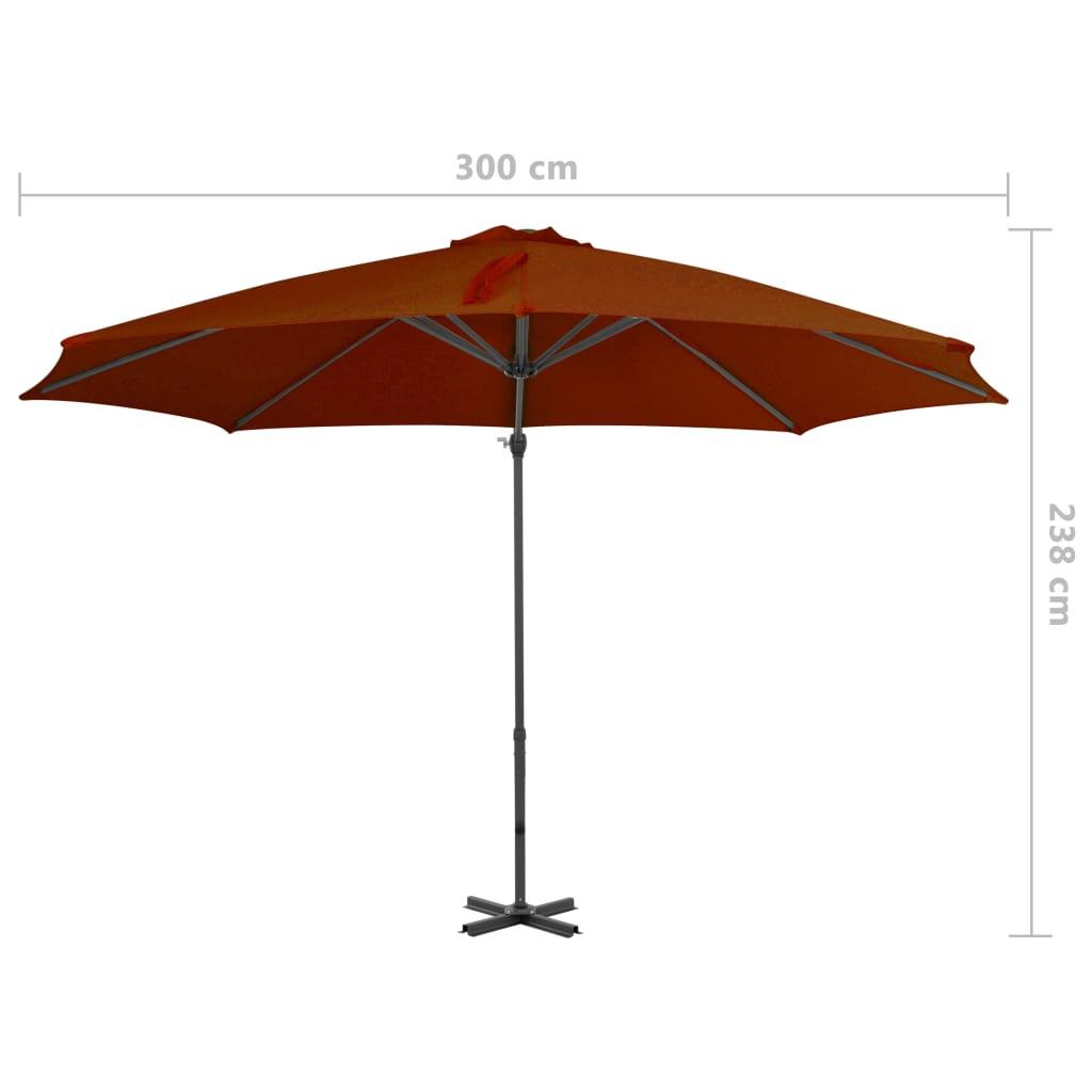 VidaXL Parasol en porte-à-faux  