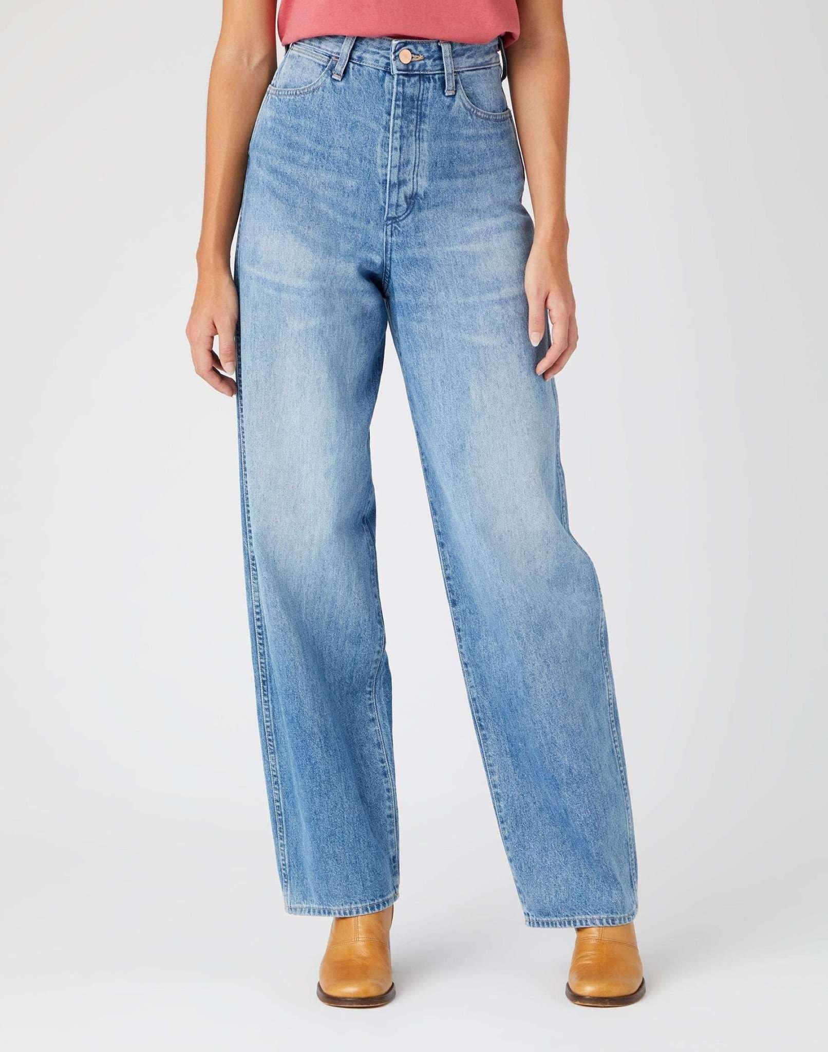 Image of Jeans Loose Fit Barrel Damen Blau Denim W25