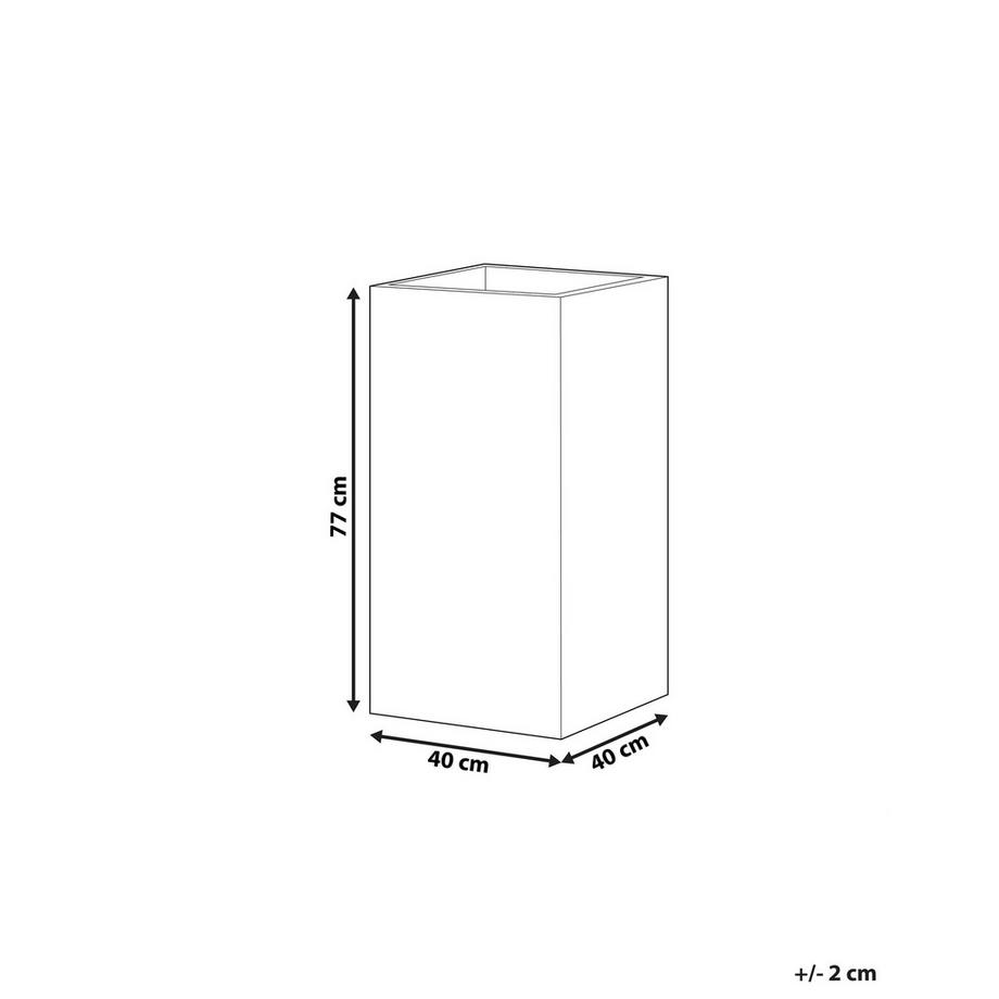 Beliani Vaso per piante en Fibra d'argilla Classico DION  