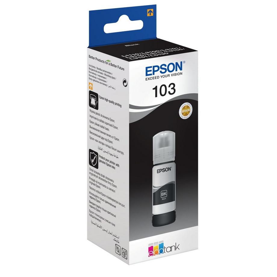 EPSON  EPSON Tintenbehälter 103 schwarz T00S14A10 EcoTank ET-5190 4500 Seiten 
