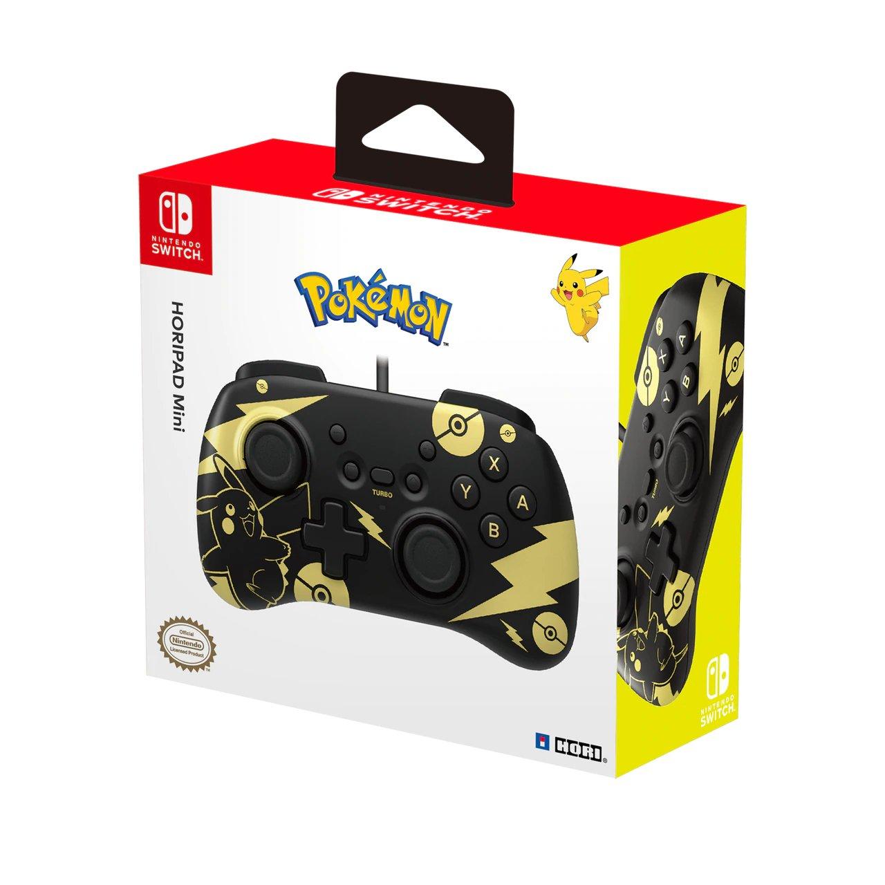 Hori  Switch Horipad Mini Pikachu Black & Gold Edition 