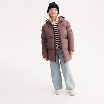 Gesteppte Winterjacke mit Kapuze