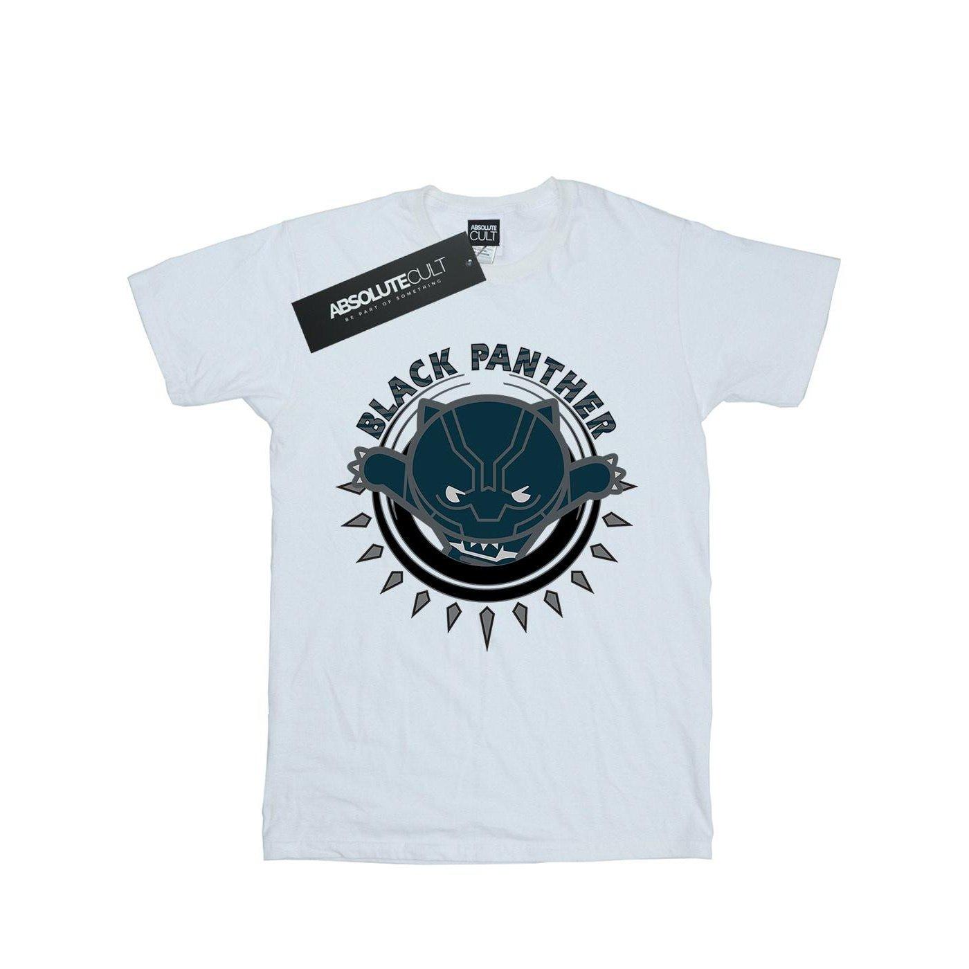 Image of Kawaii Black Panther Pounce Tshirt Damen Weiss XL