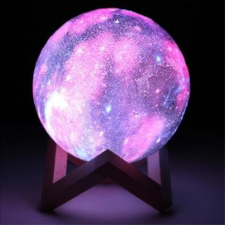 Cover-Discount  Lampada a LED multicolore della luna 3D 8CM Universe 