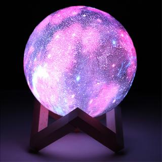 Cover-Discount Lampada Luna LED Multicolore 3D 8CM Universo  