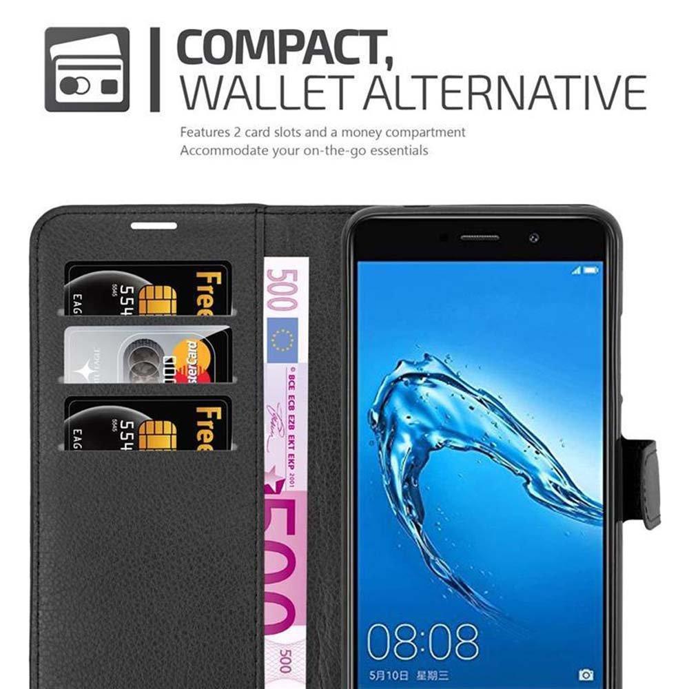 Cadorabo  Housse compatible avec Huawei Enjoy 7 PLUS - Coque de protection avec fermeture magnétique, fonction de support et compartiment pour carte 