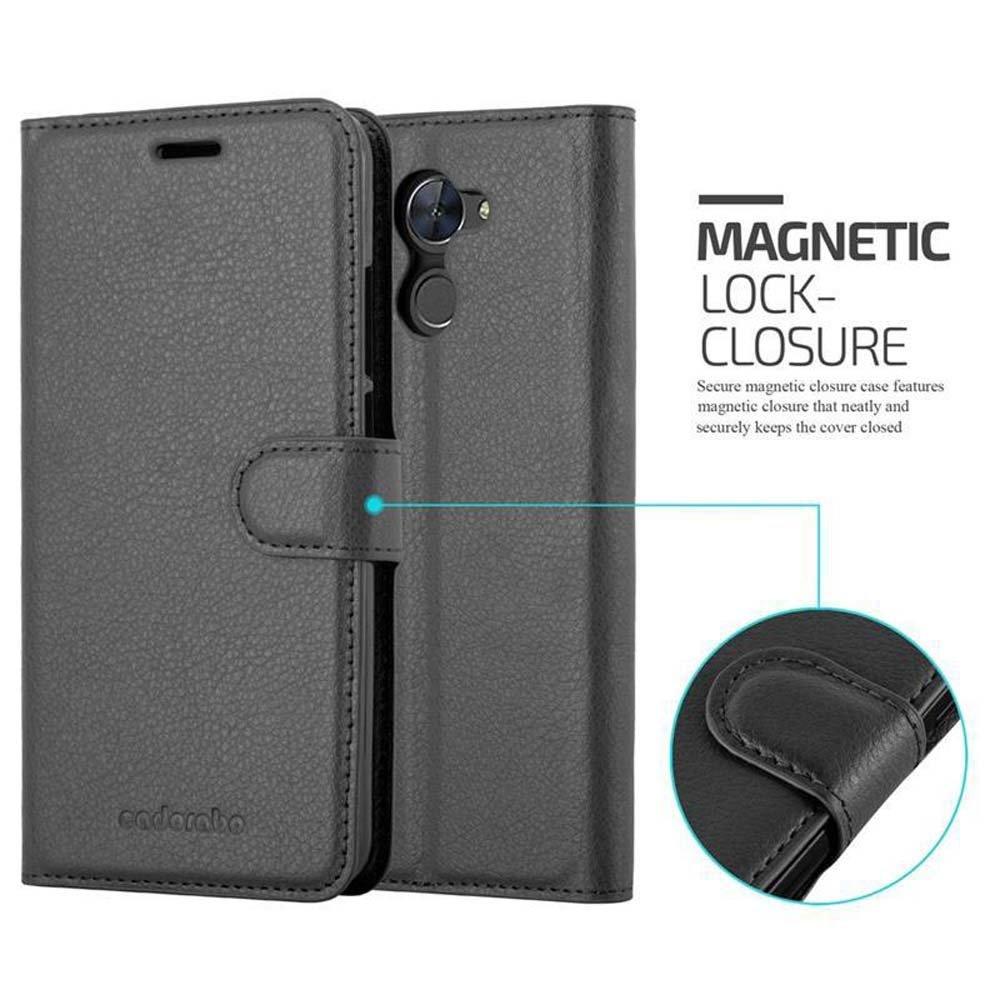 Cadorabo  Housse compatible avec Huawei Enjoy 7 PLUS - Coque de protection avec fermeture magnétique, fonction de support et compartiment pour carte 