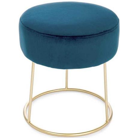 mutoni Pouf Clarissa Bleu Foncé 35x35  