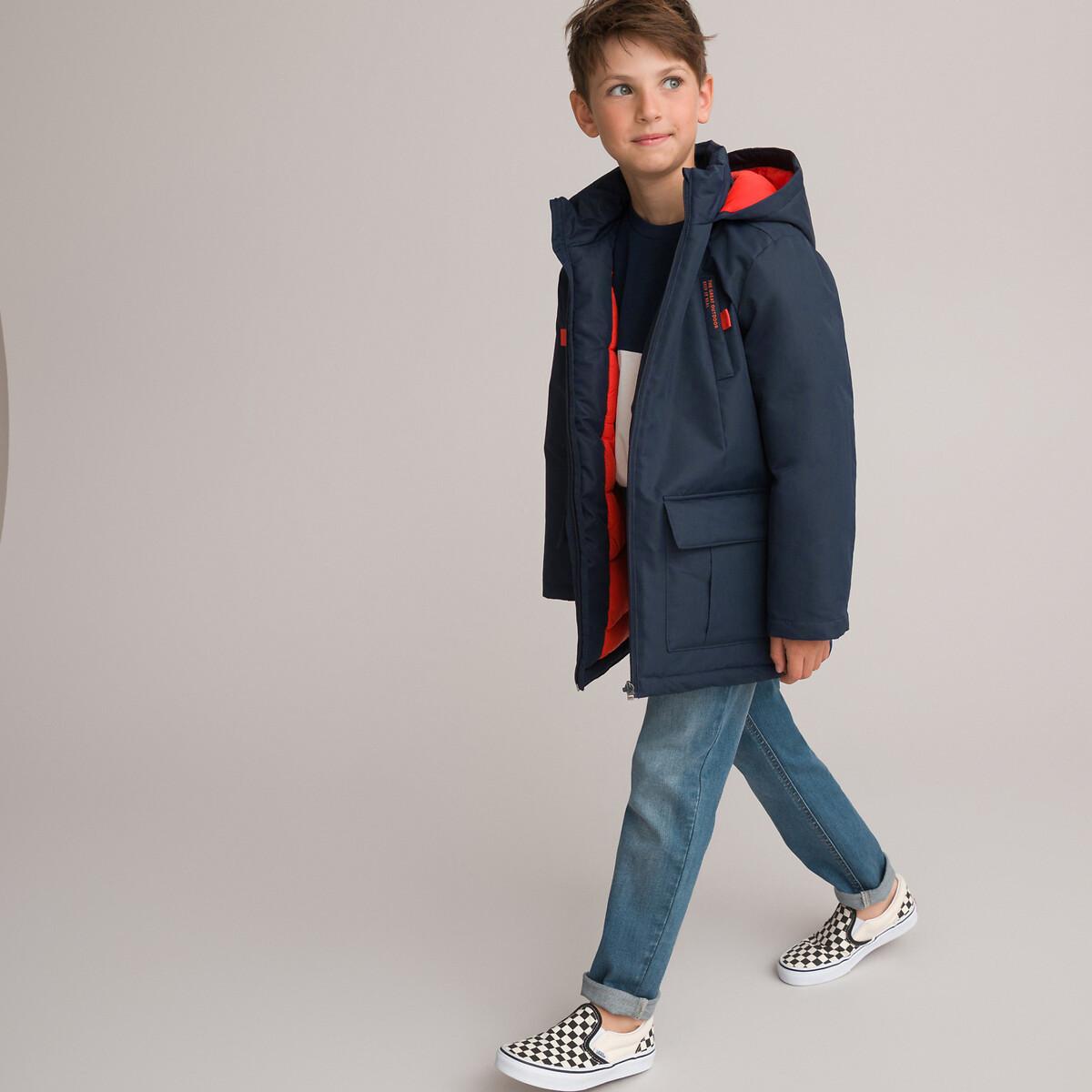 Image of Winterparka Mit Kapuze Jungen Blau 114