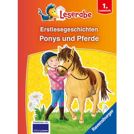 Erstlesegeschichten: Ponys und Pferde - Leserabe 1. Klasse - Erstlesebuch für Kinder ab 6 Jahren Arend, Doris; Neudert, Cee; Ginsbach, Julia (Illustrationen); Schulte, Susanne (Illustrationen); Bogade, Maria (Umschlaggestaltung) Gebundene Ausgabe 