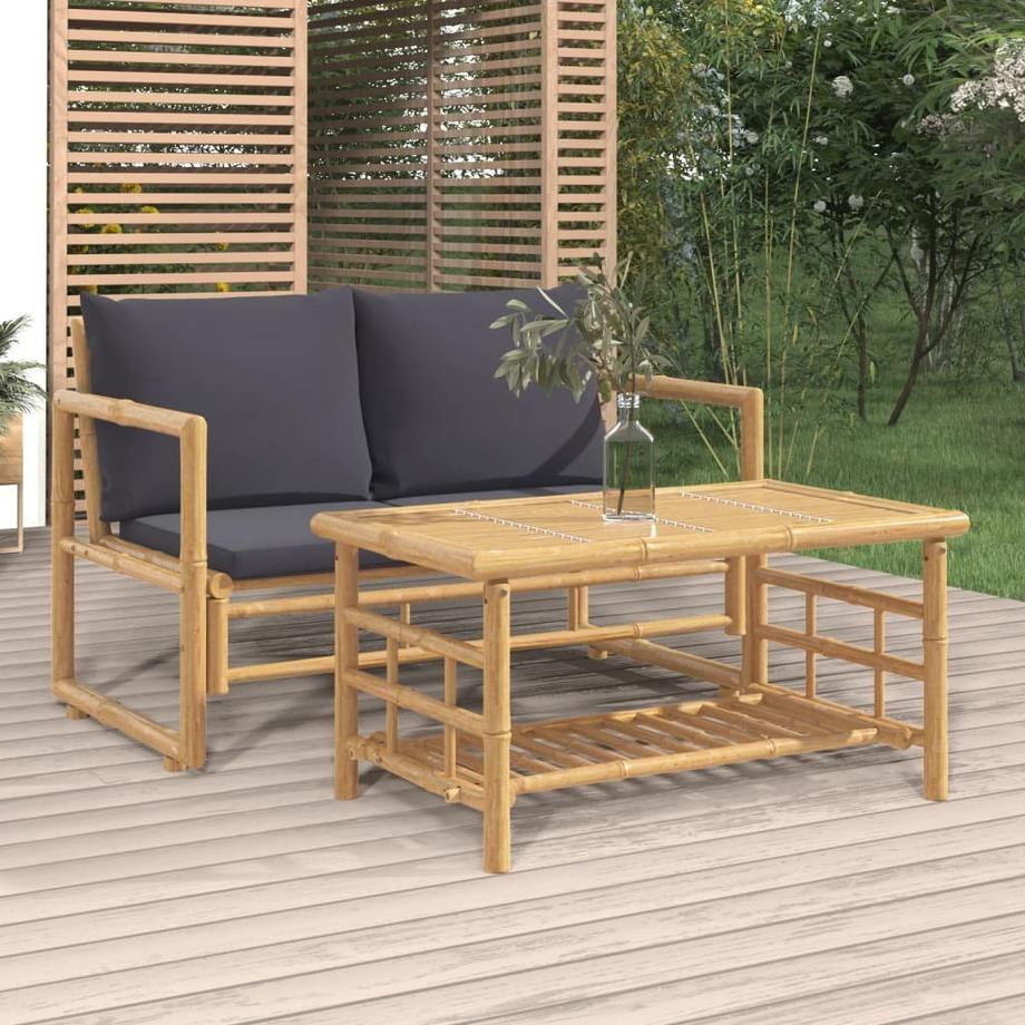 VidaXL Garten-lounge-set bambus  