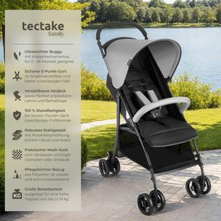 Tectake  Poussette pliable EMMA 