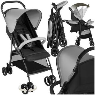 Tectake  Passeggino buggy Emma, pieghevole, cintura a 5 punti, con freno 