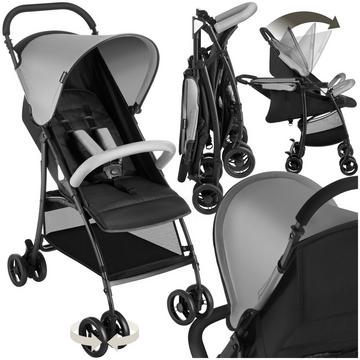 Passeggino buggy Emma, pieghevole, cintura a 5 punti, con freno