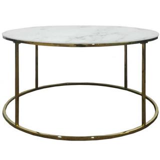 mutoni Table basse casino couleur or  