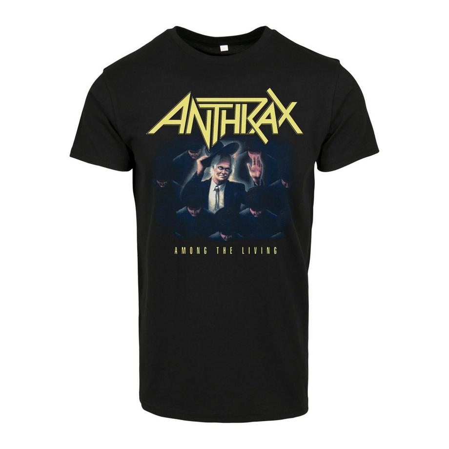 URBAN CLASSICS Anthrax Among The Living Follow Me T-Shirt  