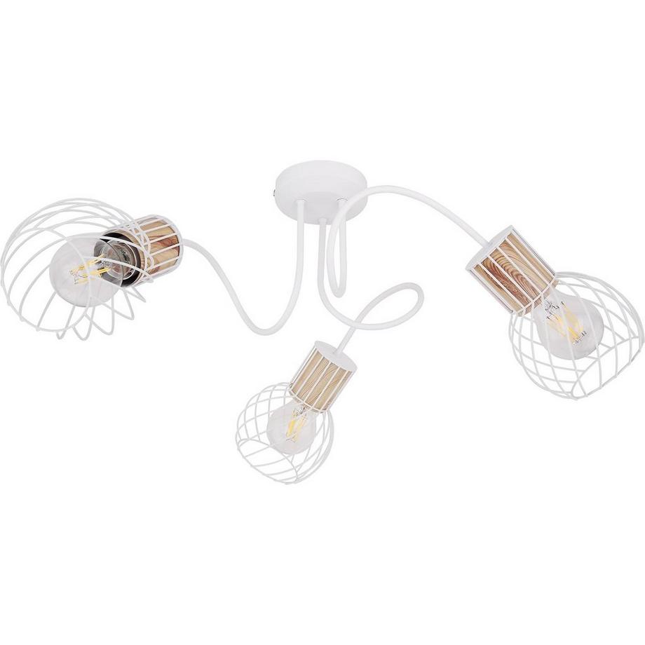 mutoni Deckenleuchte Luise Metall weiss 3xE27  