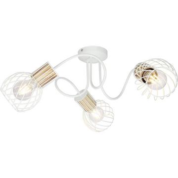 Deckenleuchte Luise Metall weiss 3xE27