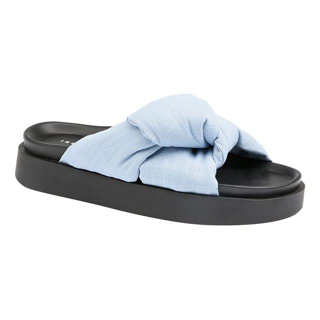 Image of Oversized Linen Knot Unisex Blau 39