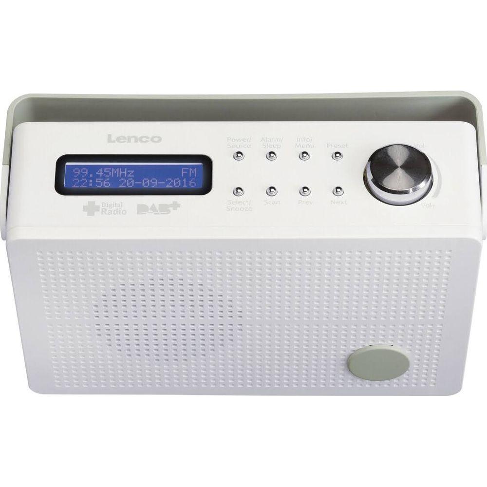 Lenco  DAR-030 DAB+ Radio mit FM weiss 