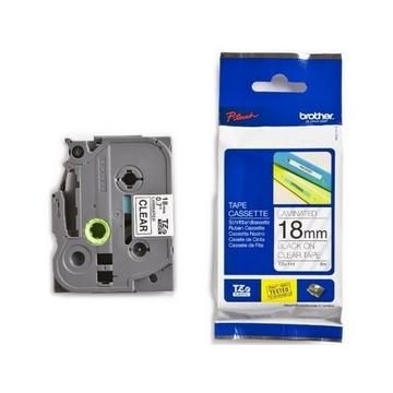 PTOUCH Band, laminiert schwarz/klar TZe-141 PT-2450DX 18 mm