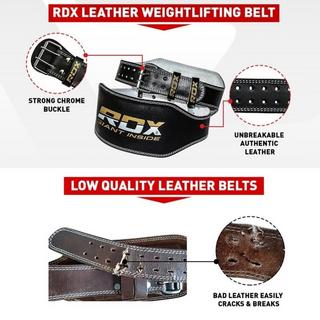 RDX SPORTS  RDX Gewichthebergürtel Leder 6RB 