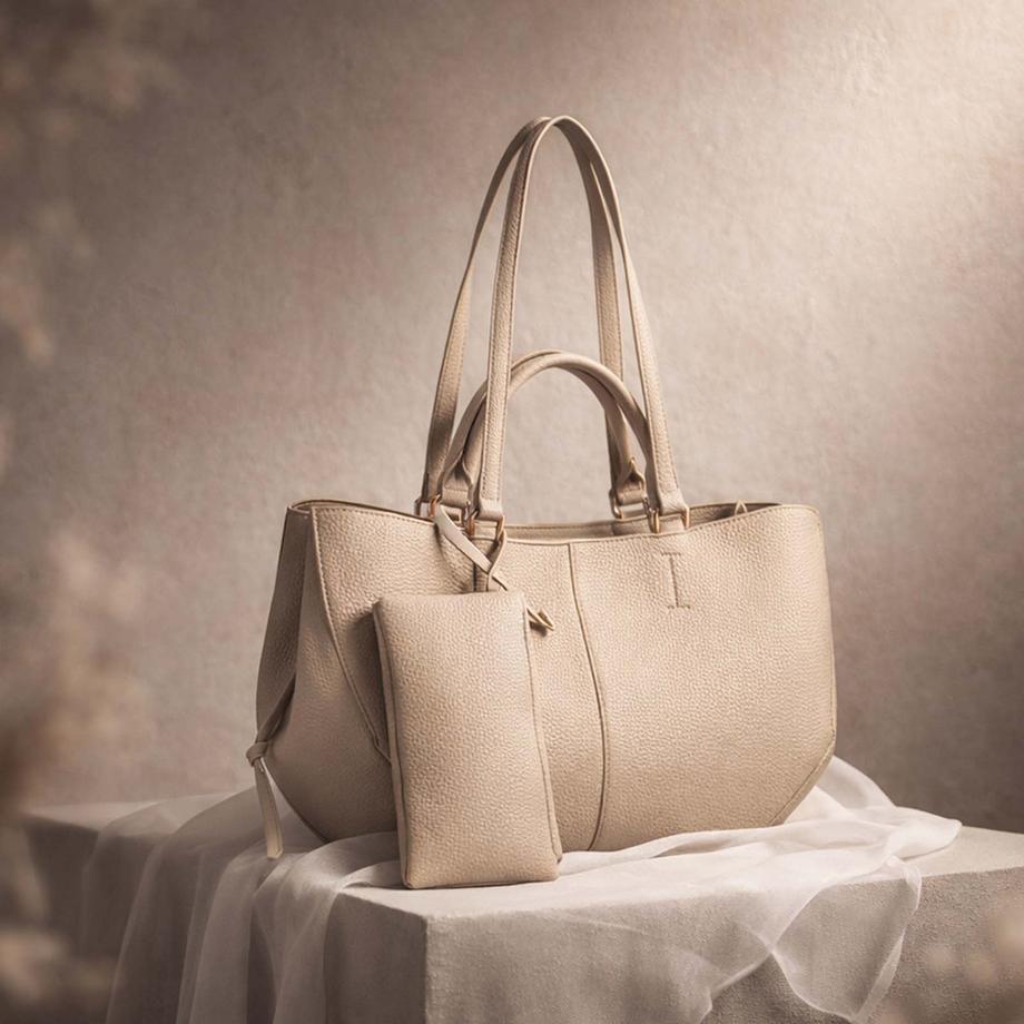 Gallantry Einkaufstasche mit Clutch Reissverschluss  