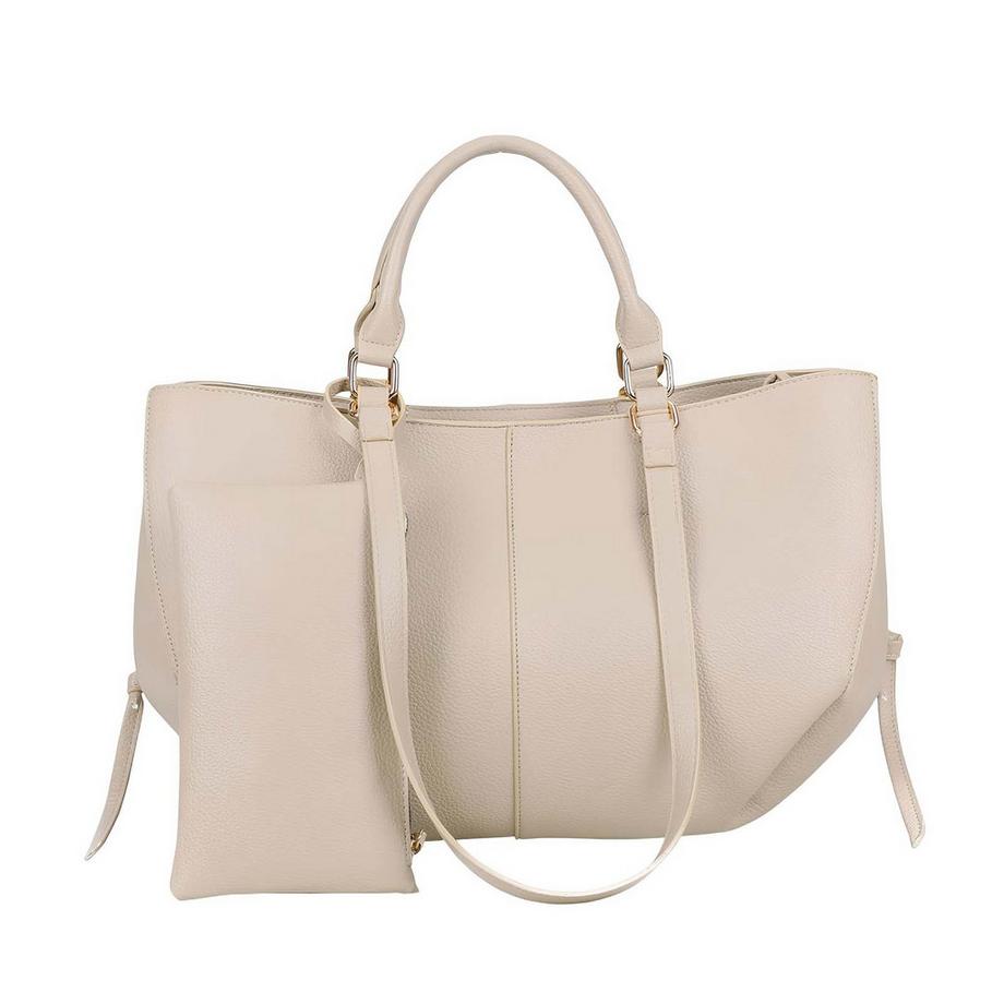Einkaufstasche mit Clutch Reißverschluss