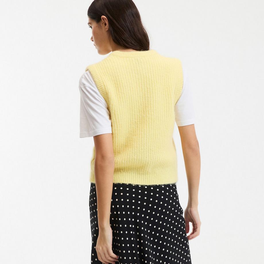 La Redoute Collections Gilet in filato misto alpaca  