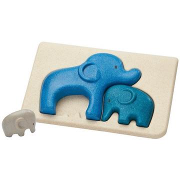 PlanToys Holzspielzeug Elefanten-Puzzle