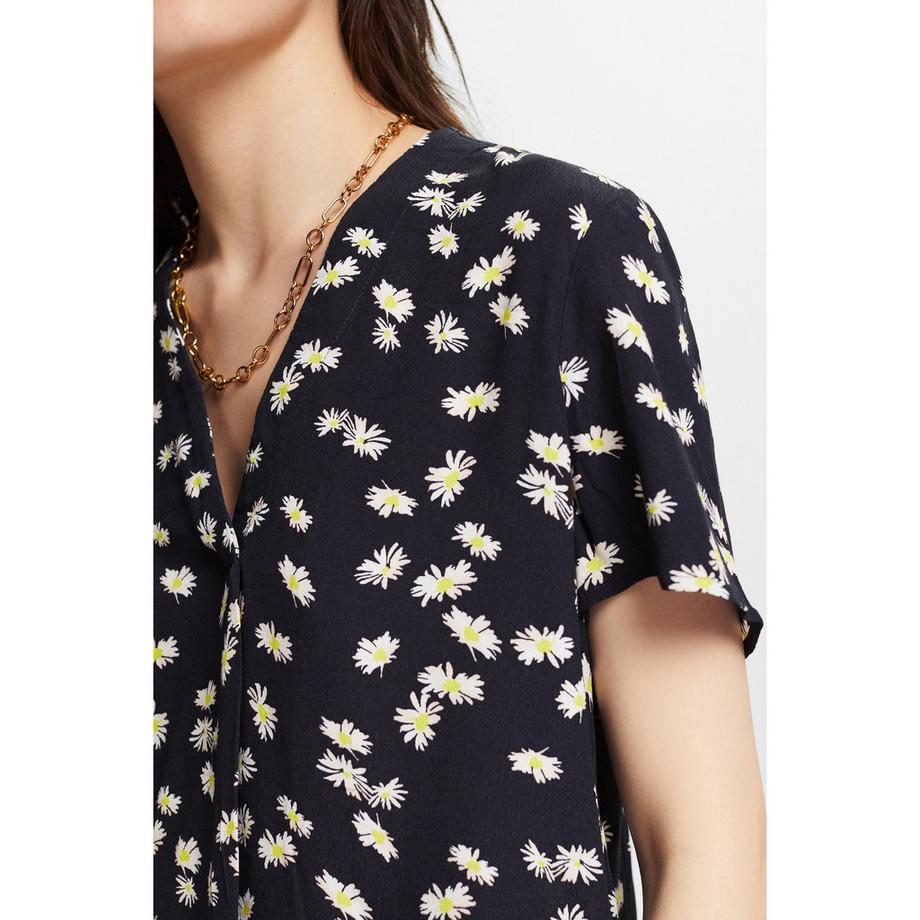 ESPRIT Camicetta con motivo floreale Maniche corte  