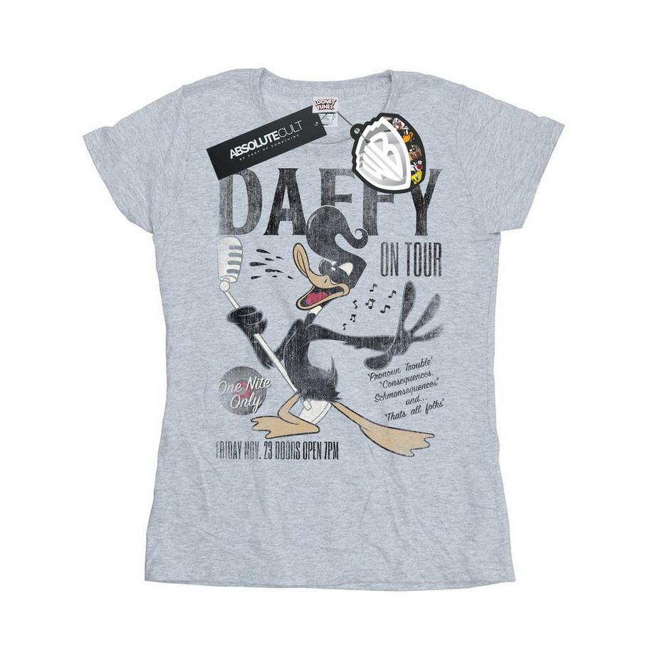 LOONEY TUNES Daffy Duck On Tour T-Shirt  