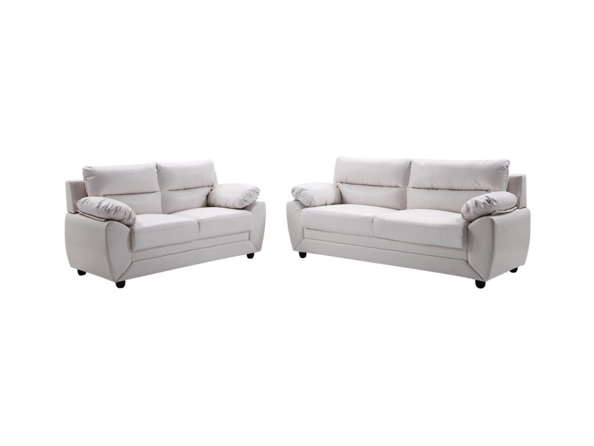 Image of Couchgarnitur 3+2 Kunstleder MANOA Couchgarnitur 3+2 Kunstleder MANOA