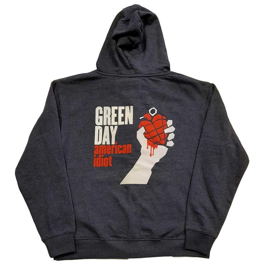 Green Day American Idiot Full Zip Hoodie  