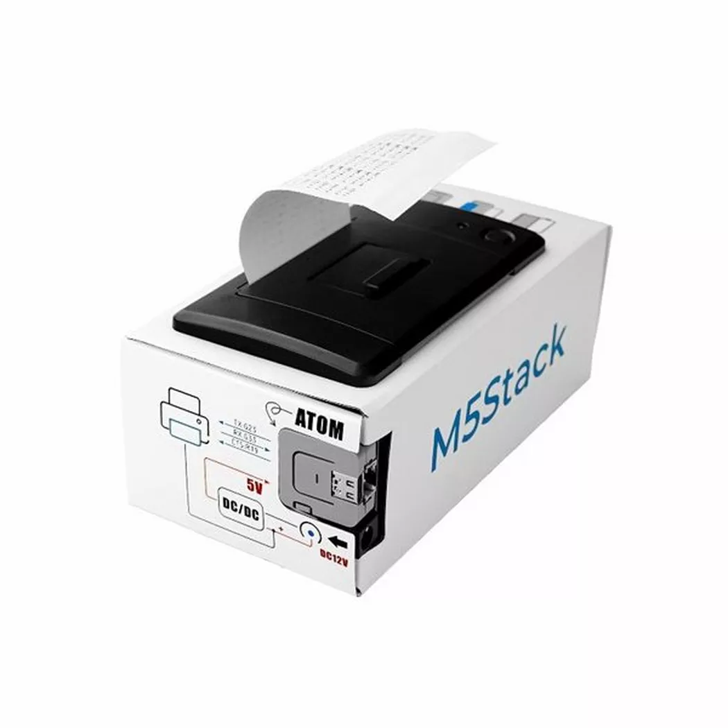 M5Stack – K118 Etikettendrucker Thermische Leitung Kabelgebunden, Weiss