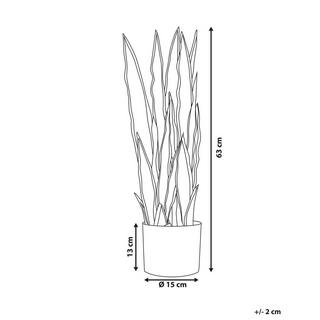 Beliani Plante artificielle en Matière synthétique SNAKE PLANT  