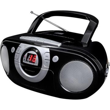 Soundmaster SCD5100SW Système stéréo portable Analogique 1 W FM Noir Lecture de MP3